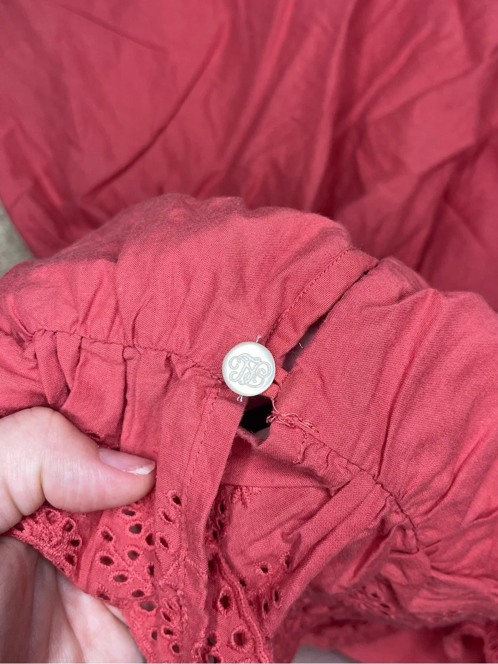 Polo by Ralph Lauren Eyelet Cotton Dress